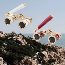 유어렉시트 오페라 글라스 쌍안경 롱네트 극장용 광학 안경 미니 컴팩트 경량 내장 접이식 조절 가능한 손잡이 체인 포함 빈티지 성인 어린이 여성 뮤지컬 콘서트 영화용, 유어렉시트 오페라 글라스 쌍안경 롱네트 극장용 광학 안