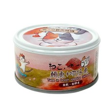 吶一口鮮肉貓罐 鮪魚+吻仔魚 無穀無膠凍 貓咪濕糧 貓罐頭, 70g, 1個, 鮪魚吻仔魚