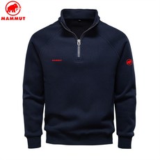 MAMMUT 마무트 매머드 뉴 가을 겨울 유럽 미국 반지퍼 맨투맨 칼라 트렌드 백합가모 남성 맨투맨 상의복