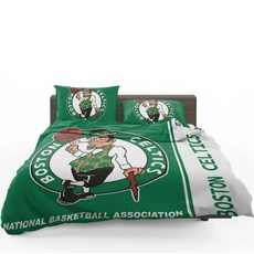 NBA 보스턴 셀틱스 이불 배게 커버 세트 (싱글 더블) Boston Celtics Duvet Cover Set, 포함