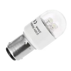 재봉 미싱 BA15D E14 가수 Juki Pfaff Janome Brother AC 190-250V 0.5W 47-63Hz 가정용 재봉틀 부품 1PC 용 LED 전구 바느질, 02 BA15D, [02] BA15D