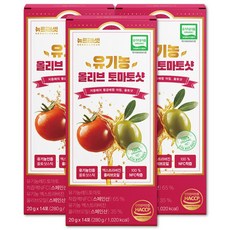 뉴트리셋 올토샷 유기농 피쿠알 엑스트라버진 토마토 올리브오일 스틱, 3개, 280g