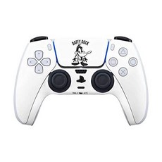 스키닛 데칼 게이밍 스킨 PS5 컨트롤러 호환 공식 라이선스 루니 툰 덕 대형 머리 디자인, White - LNBGHD06