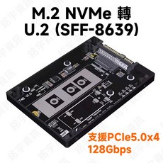 ADT-Link M.2 NVMe 轉 U.2 (SFF-8639) 轉接板, 1個, R74B