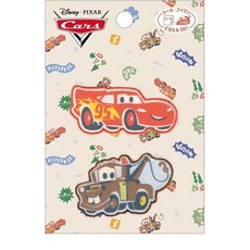 파이오니어 디즈니 픽사 카즈 와펜 맥퀸 미터 2개 스티커 다리미 양용 접착제 ML7001-MY536