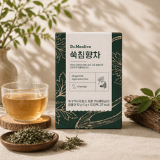 국내산 발효쑥 침향차, 1박스, 10개입, 1g