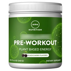 Mrm 運動前植物能量黑櫻桃口味, 1個, 240g