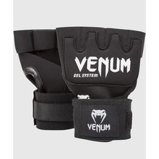 Venum 베넘 Gel Kontact 퀵 랩 블랙 실버 라지 249227
