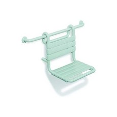 HEWI 80151100 시리즈 801 걸이형 좌석 샤워 최대 150kg 345 x 471 480 mm 흰색, 345 mm, 1개