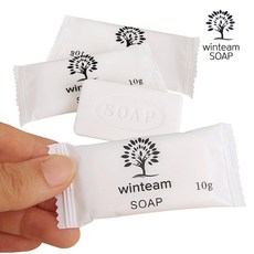 Winteam soap 일회용 개별포장 사각 비누 10g