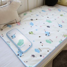 아기방수매트 아기방수패드 방수요 국산 신생아 이불 사계절 순면 블랭킷 유아담요, 1개, 1+1 유아이불 2장_S(60cmX90cm)