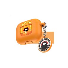 山水之寶 Airpods 3保護套 復古Disco保護殼 支援無線充電, 大桔大利 橘色, 1個, AirPods3