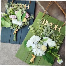 거실 벽면 꽃다발 액자 포스터 식물 그린 화이트 톤 북유럽 공간 연출 홈 카페, 1개