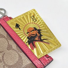 달마대사 재물운 부적 카드 금장 상승 골드 재운