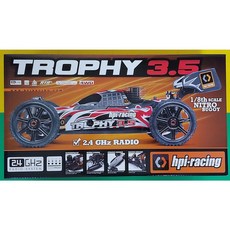 HPI Trophy 3.5 1/8 引擎越野車 RTR版，體驗極速奔馳的快感，享受越野樂趣，操作簡單，堅固耐用, 1個