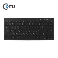컴스 블루투스 유무선겸용 텐키리스 키보드, 블랙, BW299, 상세페이지 참조