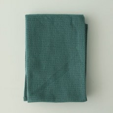 마샹 와플 면 주방 키친크로스 행주 핸드 타올 6color, 1개, 청녹색
