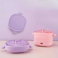 세척가능 논스틱 접이식 실리콘 왁스워머기 왁스멜팅, 1개, 보라(논스틱 접이식 실리콘)