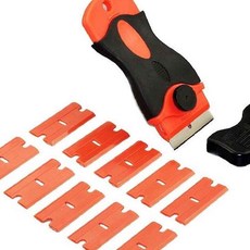 끌칼 플라스틱 날 10개 세트 스크래핑 도구 바닥 스크래퍼