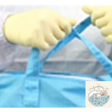 루피상점 크린룸 방진 가방 바이오 제약 위생가방, 스카이블루