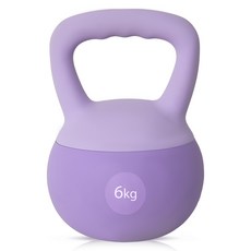 Need 말랑말랑 소프트 PVC 케틀벨 아령, 1개, 6kg, purple