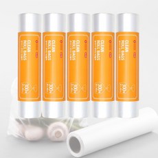 롯데이라이프 식품 포장용 위생롤백 대 30 x 40cm 300매, 대(L), 5개, 300개입