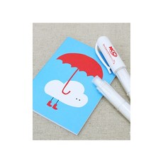 NCC 리필용 파우더 분말초크 6.5cm, 화이트, 1개