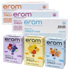 이롬 황성주박사의 과채습관 옐로우 퍼플 트로피컬 (24팩) x 3박스, 72개, 140ml