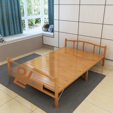 대청마루 접이식 평상 실외 조립식 대나무평상, 120cmx길이 갈색 넓은 A