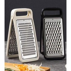 WDKEXLL 패밀리 치즈 강판 손에 들고 파마산 면도기 식품 분쇄기 도구 스테인리스 스틸(더 큰 면도기 검은색), White