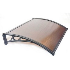 현관캐노피 렉산 어닝 캐노피 차양 지붕 처마 야외, 60x80CM브래킷2개포함