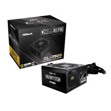 ASRock Challenger GPU PC 750 W PCIe5.1 80PLUS GOLD ATX 3.1 12 V-2x6 CL-750 G 차세대 대응 전원