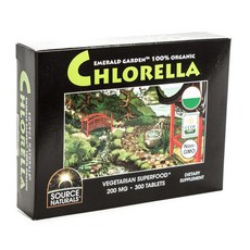 SOURCE NATURALS 翡翠園小球藻 200 毫克片劑, 300顆, 1盒