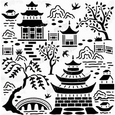 ST-DOT-0130 蝶古巴特 DIY 簍空 塗鴉 繪畫 模板, 1個, DOT-0130
