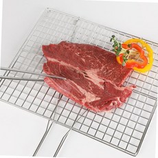 올스텐 바베큐 구이용 스텐레스 석쇠 소형 캠핑 그릴망 고기석쇠 그릴석쇠 스텐석쇠