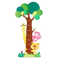 유니아트 펠트 키재기 숲속동물 투톤 유니 아트 펠트 재기 동물 투톤 출산 육아 위생 건강 용품, 상세페이지 참조, 1개, 상세페이지 참조