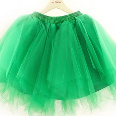 춘자몰 캉캉치마 발레리나 튜튜 샤스커트 망사 시스루 스커트 SW0164