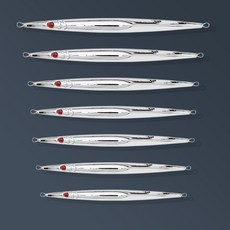 베이트샵 패스트 저킹 슬림 롱 메탈지그 바다 선상 루어 삼치 농어 대구 부시리 160g 200g 250g 300g, 100g