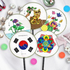 택1) (5종 컬러링 라켓볼, 전통문양