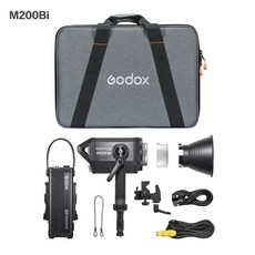 Godox 神牛 KNOWLED M200Bi 雙色溫LED持續燈 高顯指 精準調光 智能控制, 1個