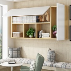 벽걸이 수납장 책장 캐비닛 상부장 장식장 선반 서랍장 거실 핑크