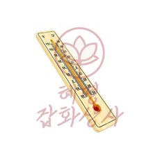 원목 온도계 화씨 섭씨