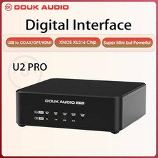 앰프 오디오믹서 매장용 공연음향 ​ Douk o U2 US 110vB 디지털 인터페이스: XMOS XU316 DDC 컨버터 DAC / PS5 스위치용 광/동축/I2S 출력