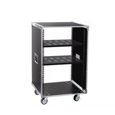 16u 음향 랙케이스 음향장비 콘솔 믹서 이펙터 케이스, 16U 캐비닛 (전면 도어 선반 4개), 1개