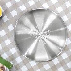 키친유 티라노 스텐 원형 간식 접시 23cm 유아 공룡 캐릭터 나눔 어린이 앞접시 과일 디저트 그릇 플레이트, 1개, 실버