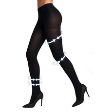 CITY 시티stl 여성용 불투명 복부 컨트롤 타이츠 - 엉덩이 리프팅 효과가 있는 80 데니어 블랙 타이츠 단색 스트레치 블랙. 190706