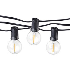 G40燈串 LED燈串 可串接 戶外防水 E12燈泡 露營燈 婚禮佈置 裝飾燈, 1件, 7.6米25燈｜110V｜贈2顆備用燈泡, 暖色