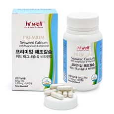 하이웰 해조 칼슘 마그네슘 비타민D (2개월분), 122.16g, 1개