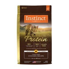 Instinct Ultimate Protein 無穀物高蛋白成貓乾糧, 4.5kg, 1個, CAGE-FREE CHICKEN