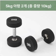 철제 아령 홈트 덤벨, 덤벨 5kg 2개